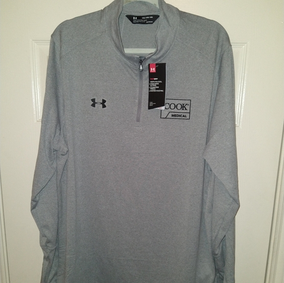 Under Armour Other - NWT Under Armour Loose Heatgear Quarter Zip Pullover Men's sz XXL Cook Medical